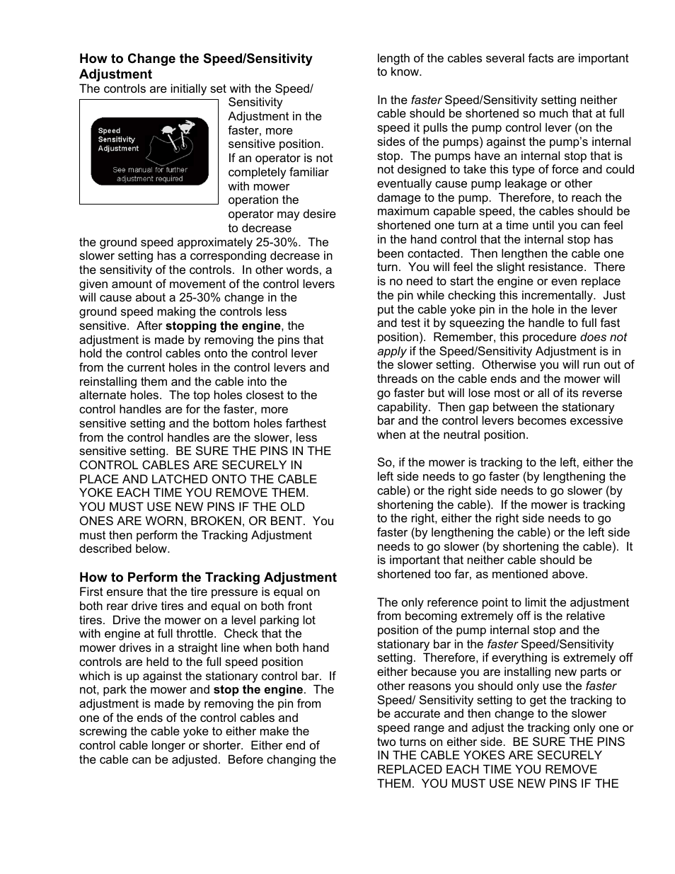 Wright Manufacturing Sentar Commercial Mower User Manual | Page 13 / 17