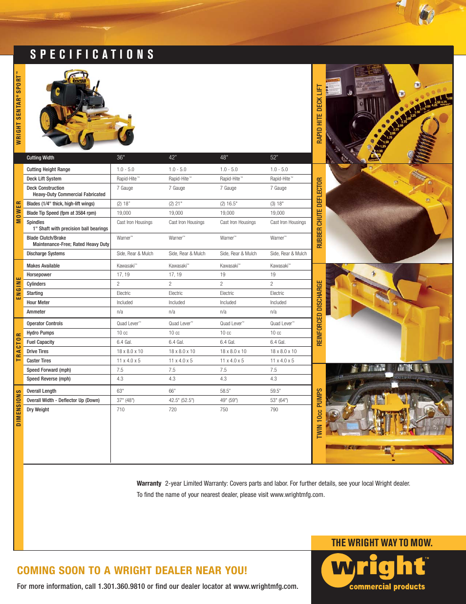 Wright Manufacturing Sentar S User Manual | 1 page