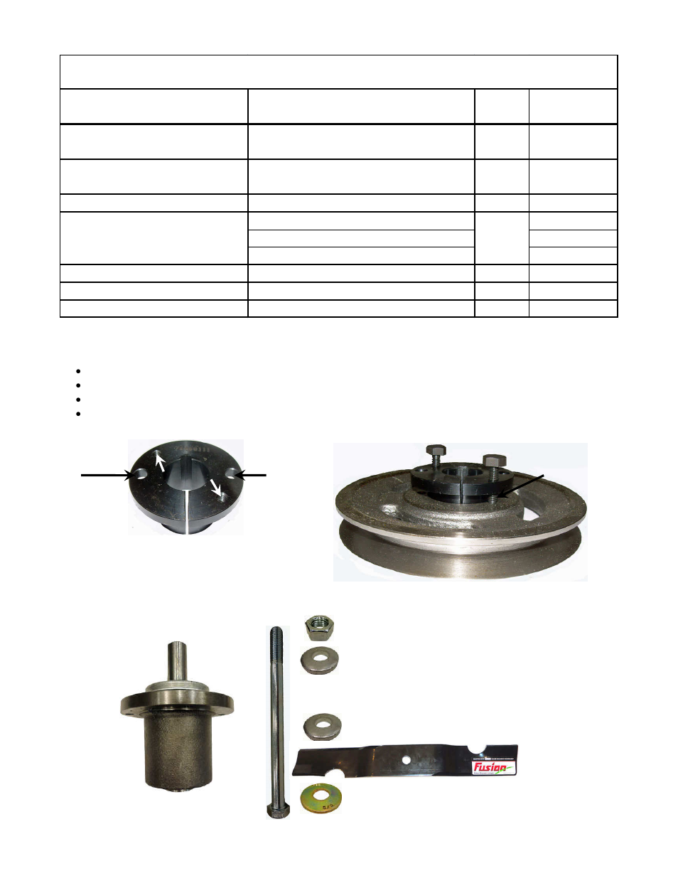Torque specifications | Wright Manufacturing 14SH654 User Manual | Page 18 / 28