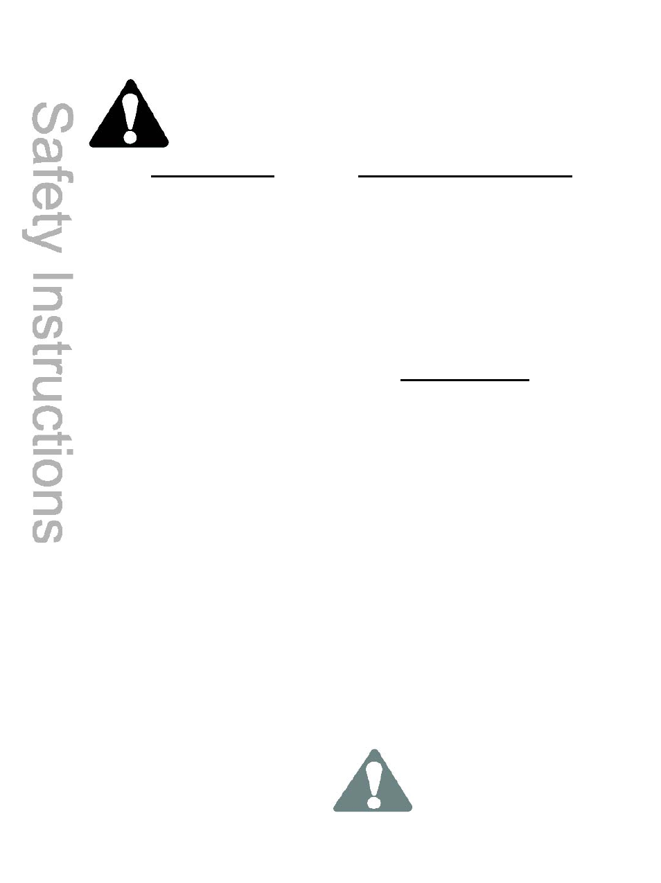 General safety removing an obstruction, Mower stability | Wright Manufacturing 98320008 User Manual | Page 4 / 22