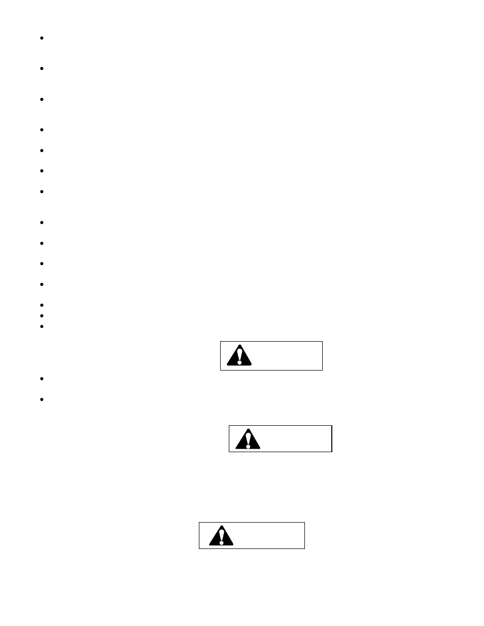 11 safety for maintenance, 13 operation in reverse, 12 operation in forward direction | Warning | Wright 54700 and higher User Manual | Page 9 / 40