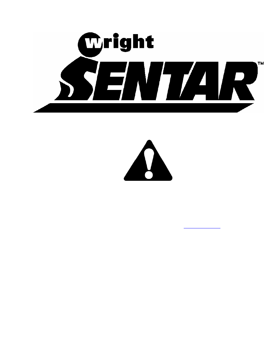 Wright Manufacturing Sentar 26980 User Manual | 20 pages
