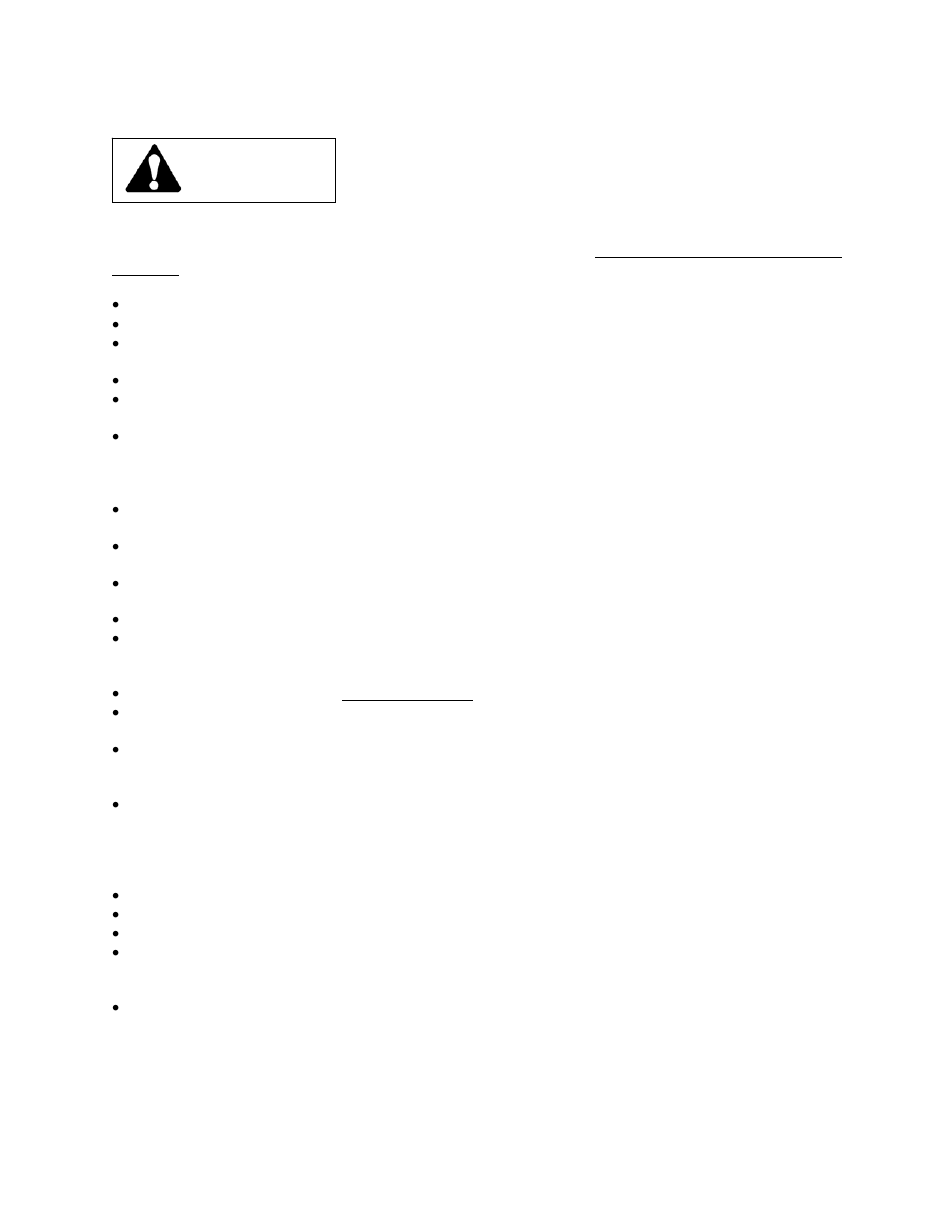 Pre-delivery service of mower by dealer, Warning | Wright Manufacturing Sentar 26980 User Manual | Page 4 / 20