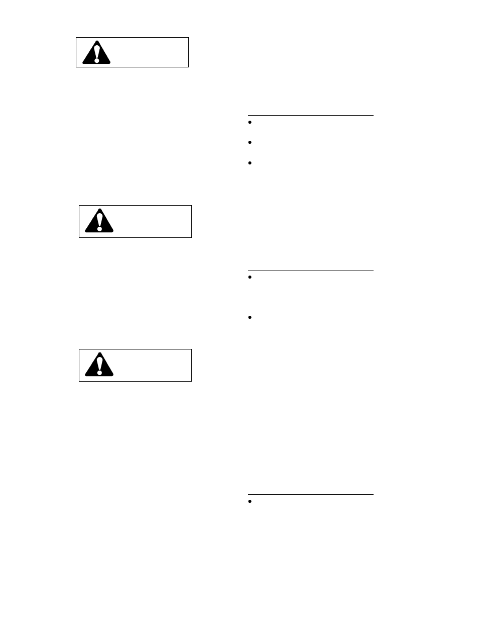 Operation in reverse, Zero-radius turn operation, Operation on slopes | Warning | Wright Manufacturing 52083 User Manual | Page 10 / 24