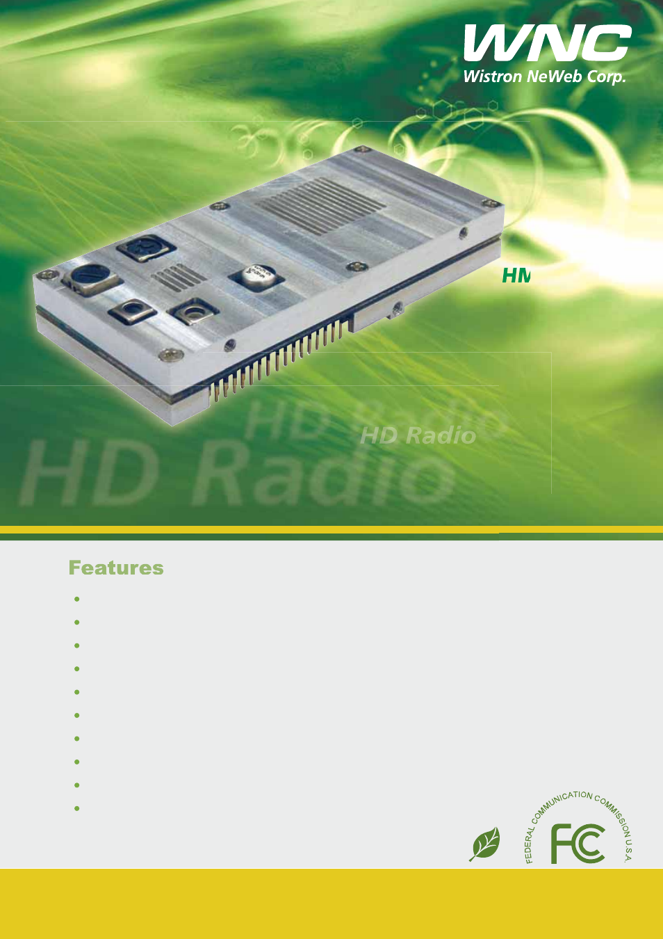 Wistron NeWeb HMA User Manual | 2 pages