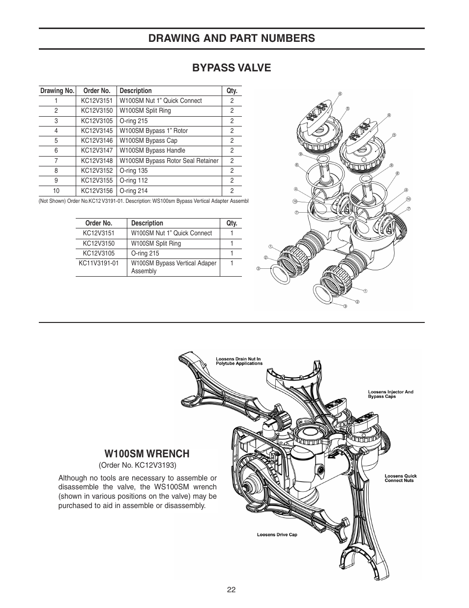 Watts WATER CONDITIONER with WM100SM valve User Manual | Page 22 / 28