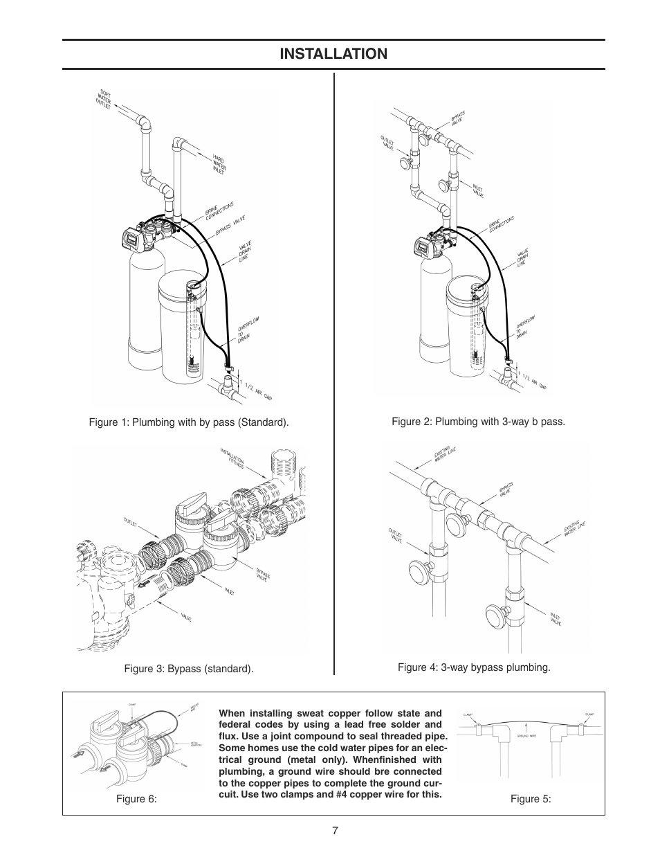 Installation | Watts WATER CONDITIONER with WM100SM valve User Manual | Page 7 / 28