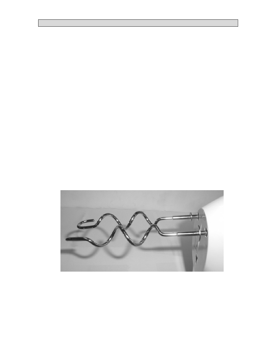 Using the mixer, Dough hook attachments | Wachsmuth & Krogmann TSK-941 SSN User Manual | Page 6 / 12