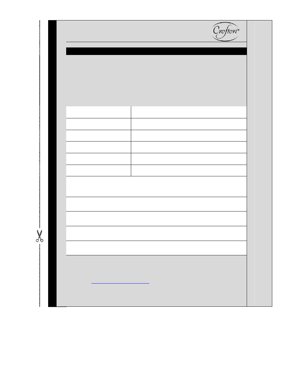 Warranty card | Wachsmuth & Krogmann XQ-698T User Manual | Page 9 / 10