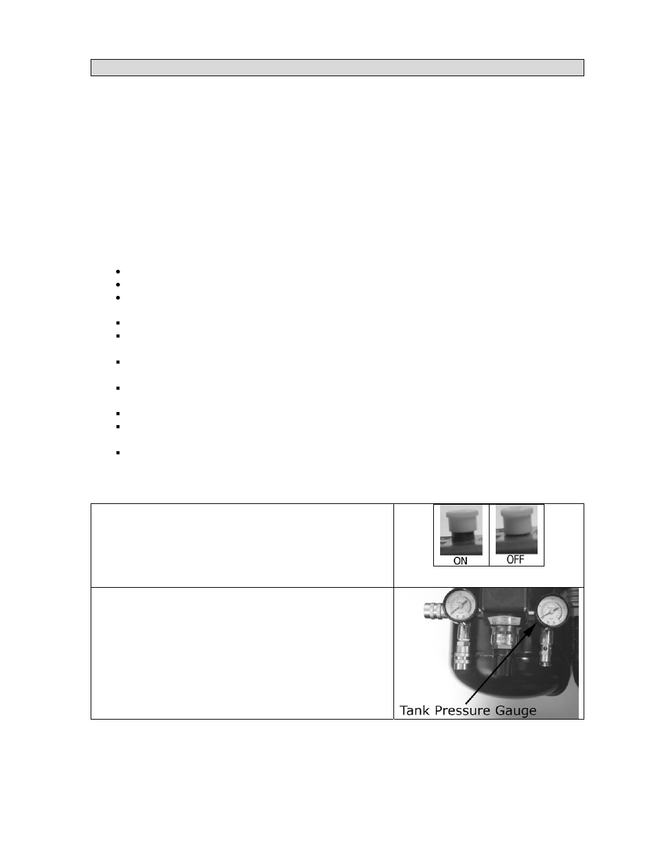 Before each use, Pre-start checklist, Start up | Wachsmuth & Krogmann TAW-2030 User Manual | Page 12 / 21