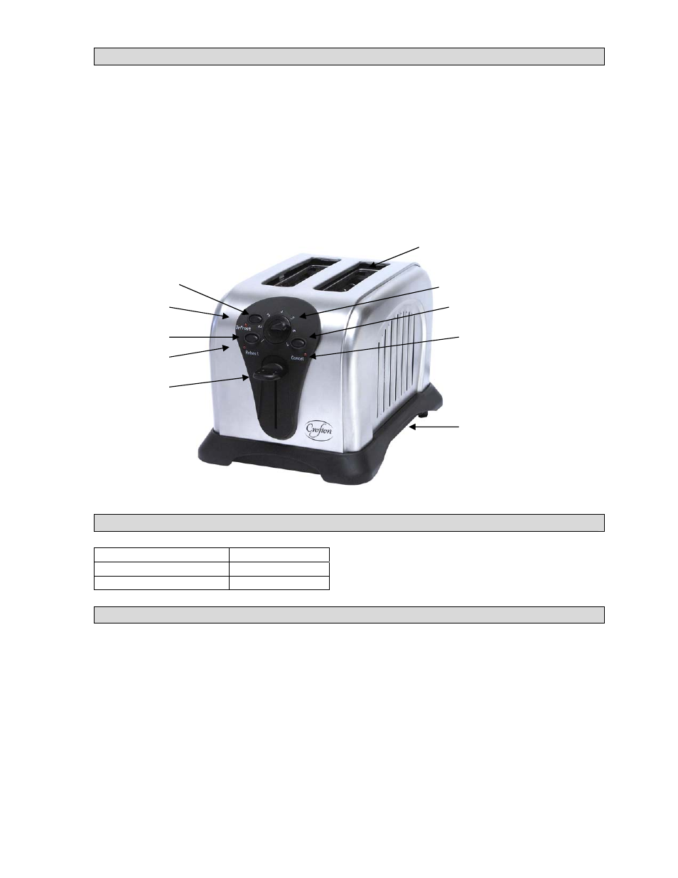 List of main parts, Technical specifications, Contents of packaging | Wachsmuth & Krogmann TO-6812 User Manual | Page 6 / 10