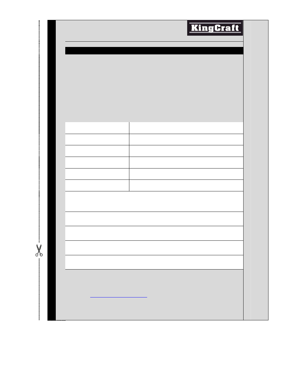 Warranty card | Wachsmuth & Krogmann KingKraft ZJ4116QA User Manual | Page 21 / 21