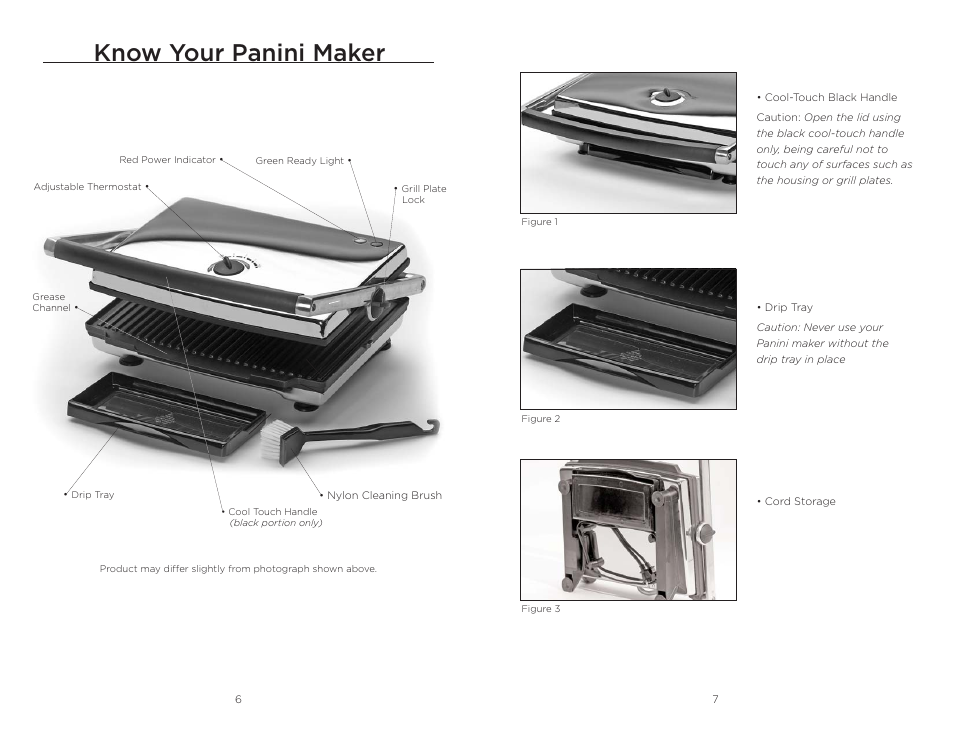 Know your panini maker | Wolfgang Puck BISTRO BCGL0020 User Manual | Page 4 / 22