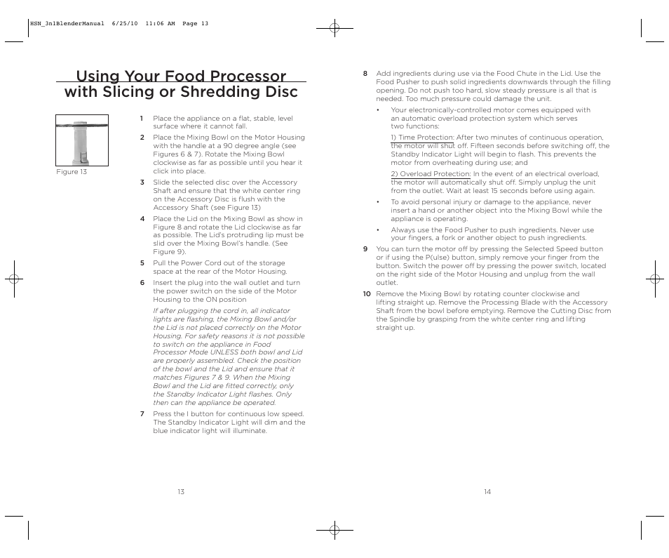Wolfgang Puck BBLFP050 User Manual | Page 8 / 22