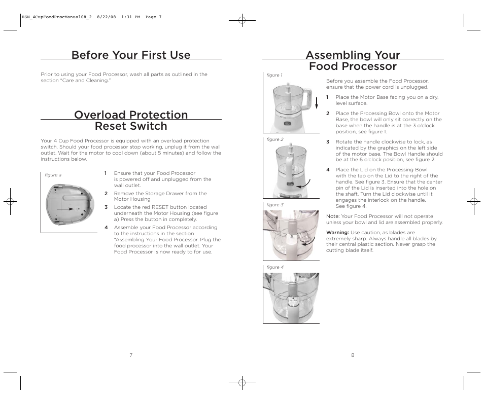 Before your first use | Wolfgang Puck BFPR0040 User Manual | Page 5 / 27