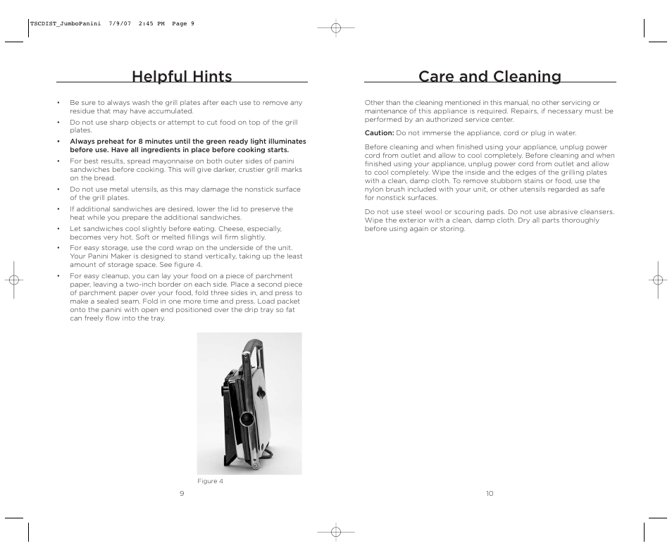 Helpful hints, Care and cleaning | Wolfgang Puck WPJP0020C User Manual | Page 6 / 22