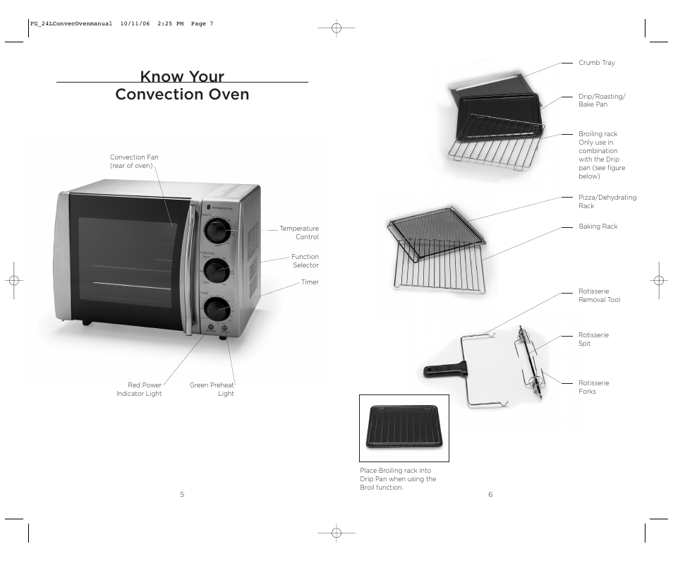 Know your convection oven | Wolfgang Puck WPSSCO24 User Manual | Page 4 / 22