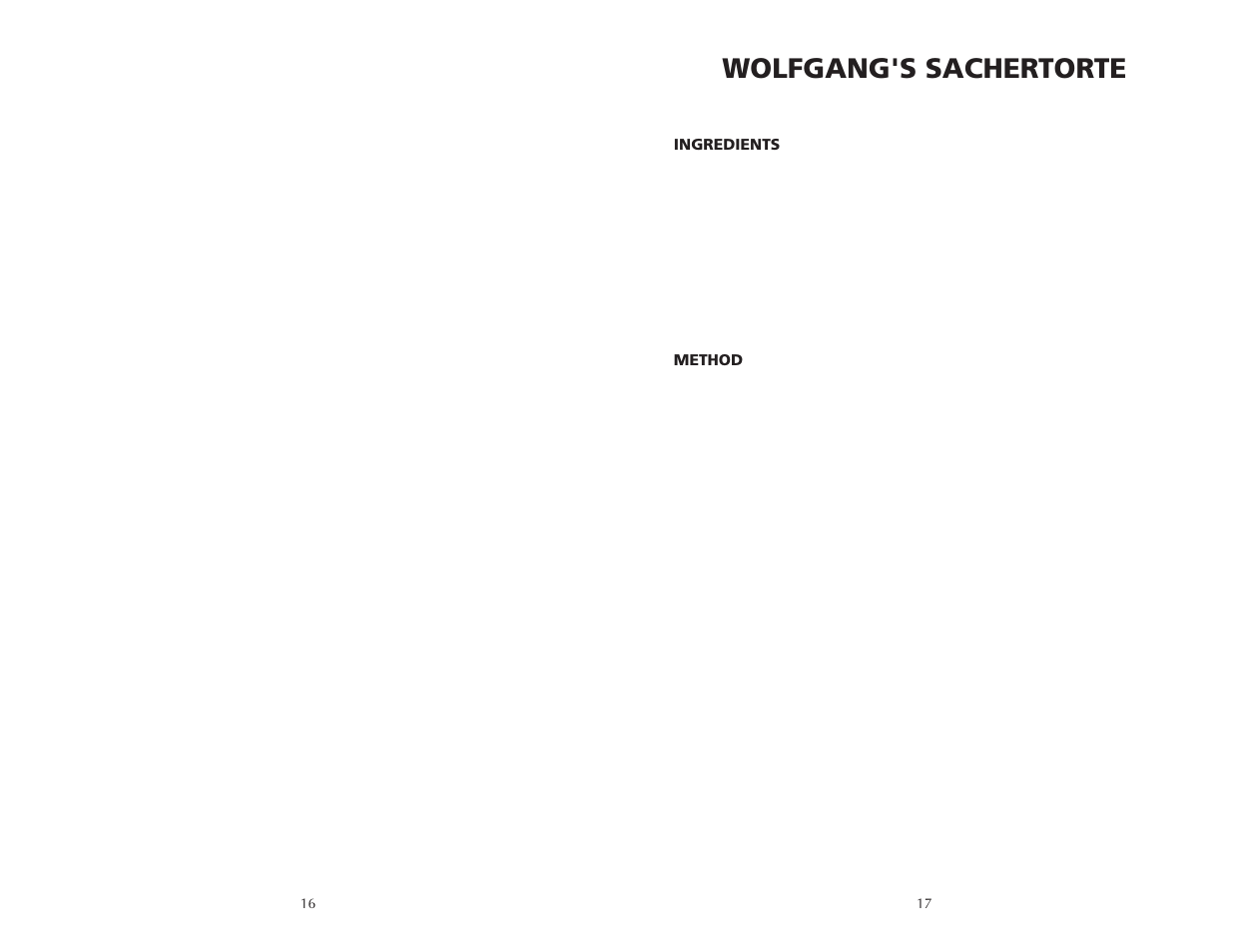Wolfgang's sachertorte | Wolfgang Puck BISTRO BMSD0010 User Manual | Page 9 / 14