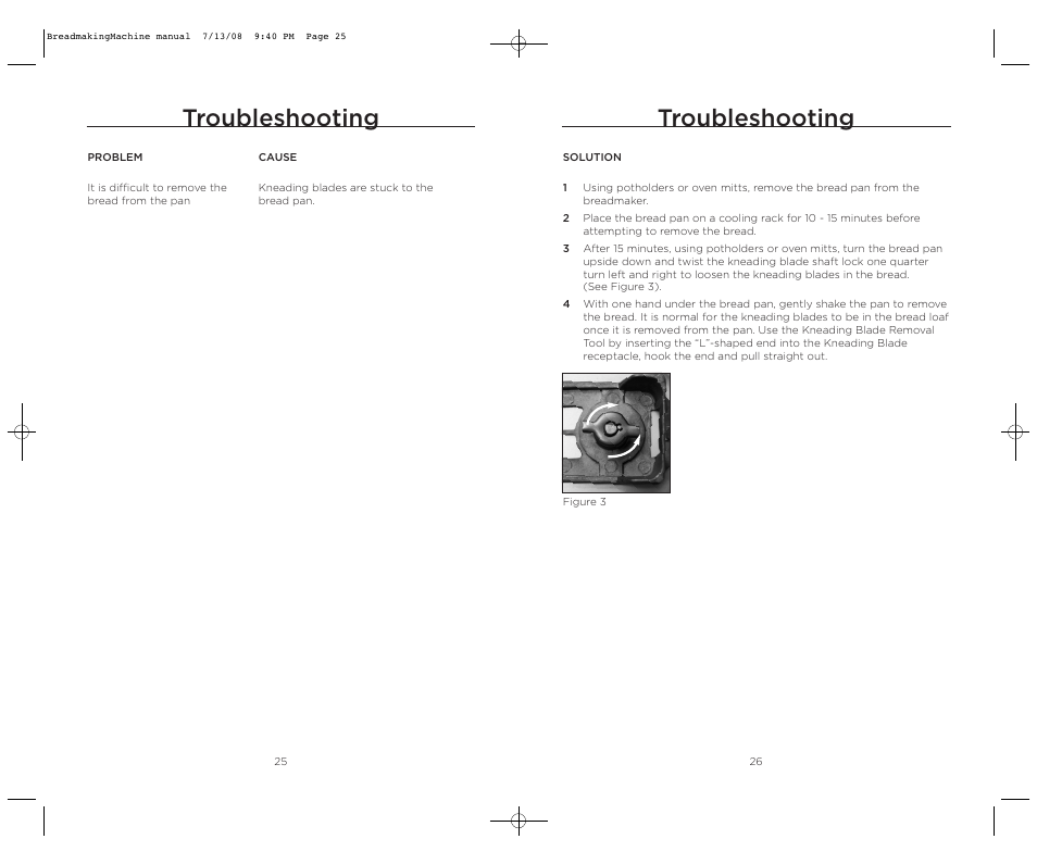 Troubleshooting | Wolfgang Puck BBME025 User Manual | Page 14 / 35