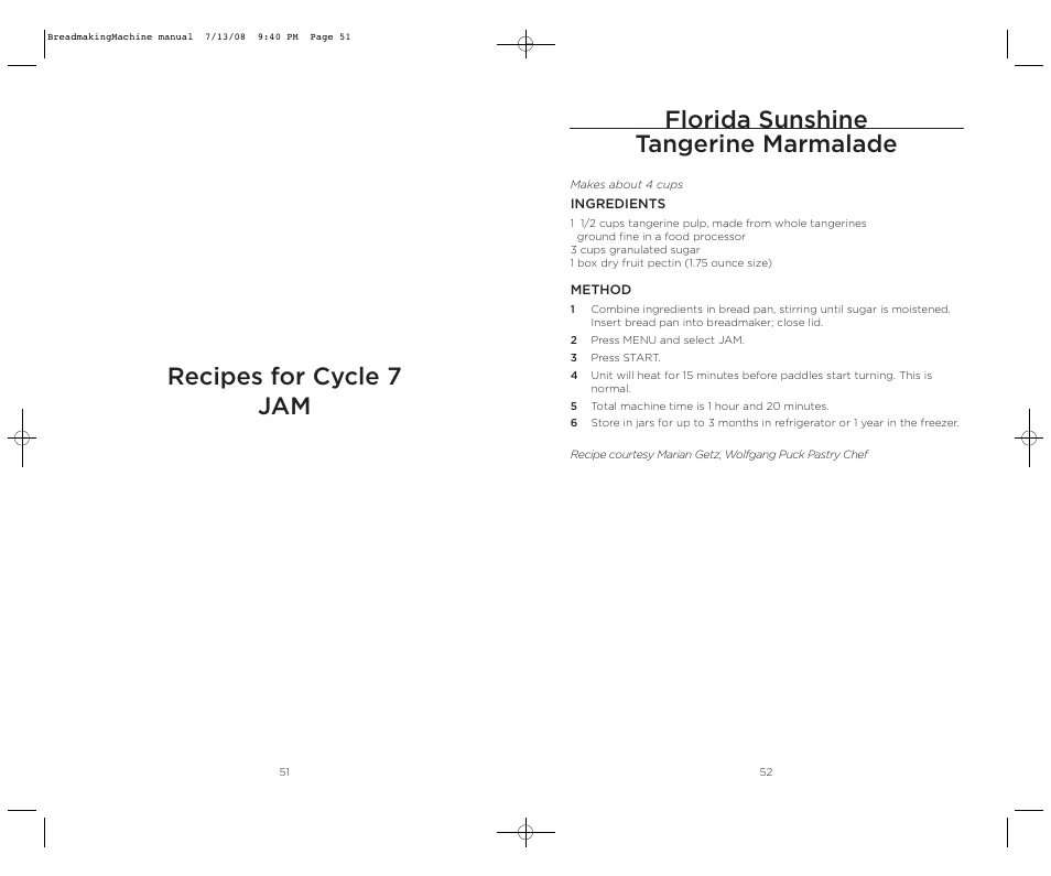 Wolfgang Puck BBME025 User Manual | Page 27 / 35