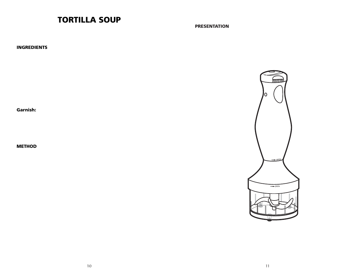 Tortilla soup | Wolfgang Puck CHEFSERIES CIBC1000 User Manual | Page 6 / 12