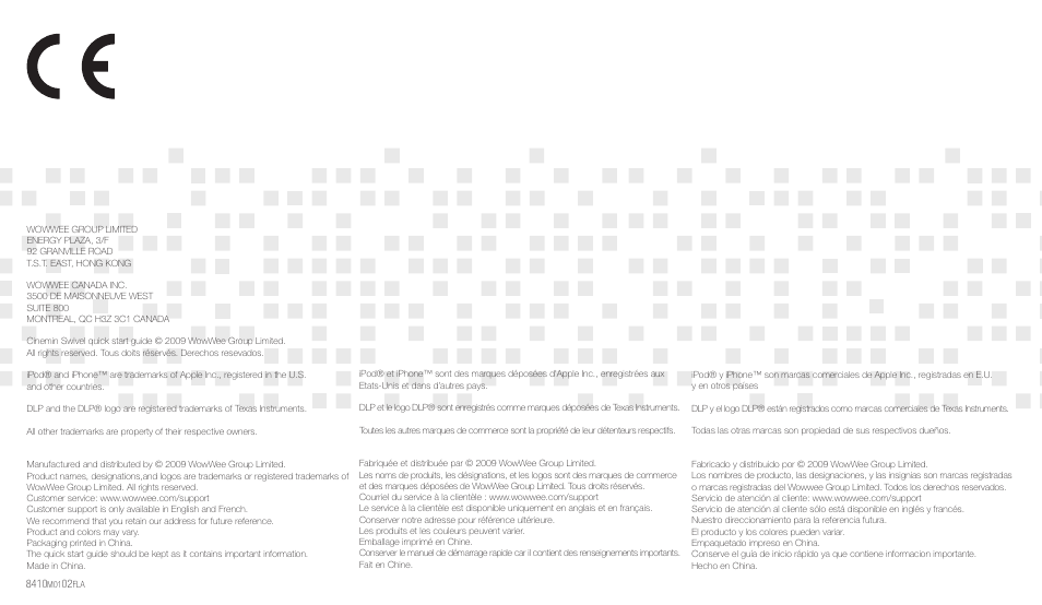 Wow Wee 8410 User Manual | Page 20 / 20