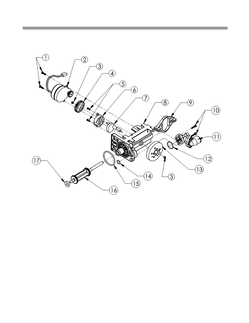 Care, maintenance and parts, Figure 15 - drive end cap assembly | Water Boss 900 User Manual | Page 22 / 32