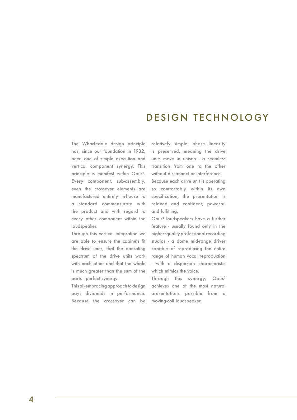 Wharfedale Opus2 User Manual | Page 4 / 20