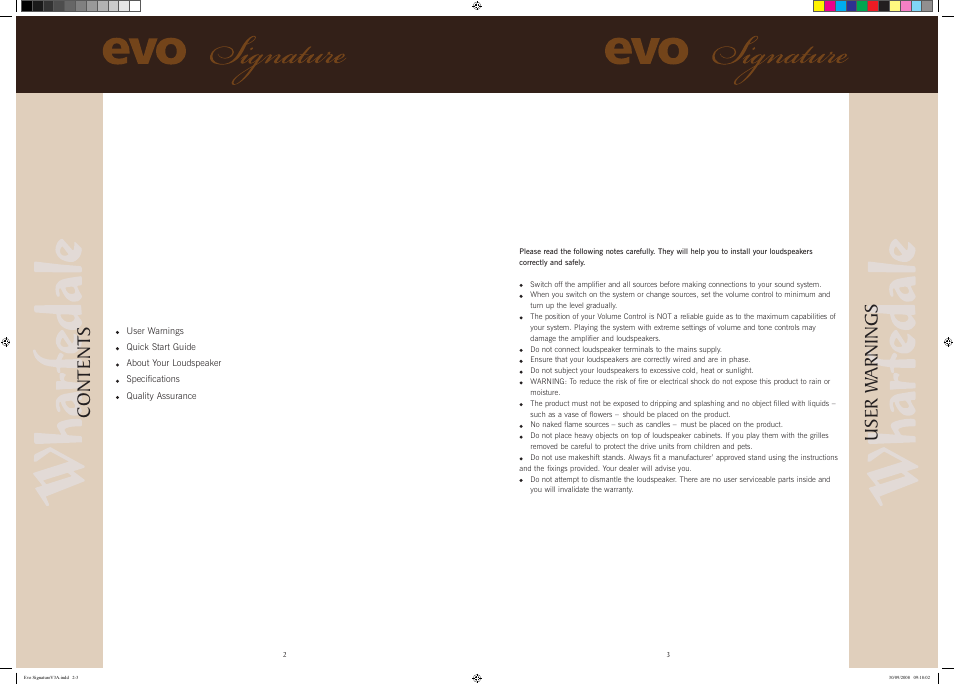 Wharfedale EVO SIGNATURE EVO 40 User Manual | Page 2 / 10