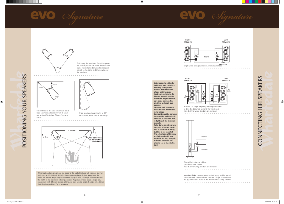 Evolution | Wharfedale EVO SIGNATURE EVO 40 User Manual | Page 5 / 10