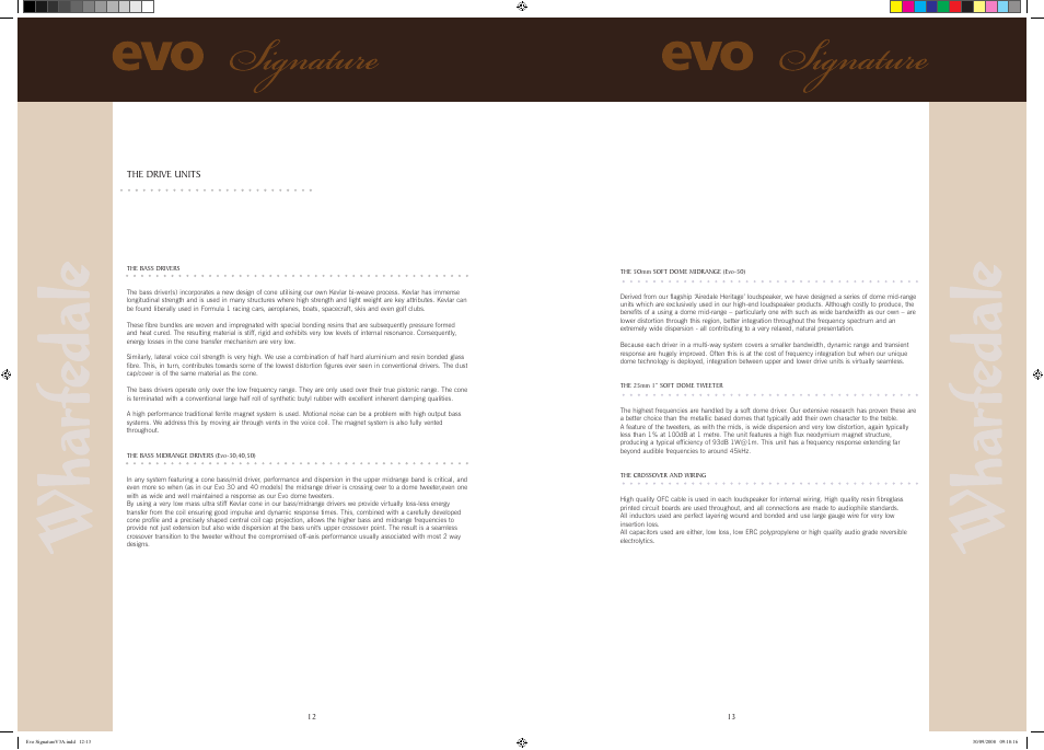 Evolution | Wharfedale EVO SIGNATURE EVO 40 User Manual | Page 7 / 10