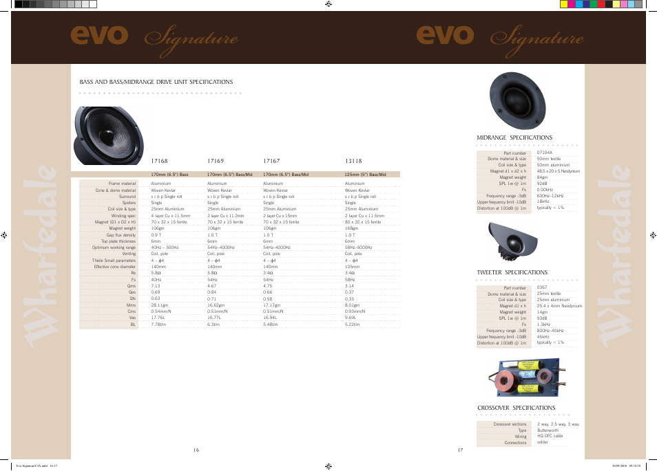 Evolution | Wharfedale EVO SIGNATURE EVO 40 User Manual | Page 9 / 10