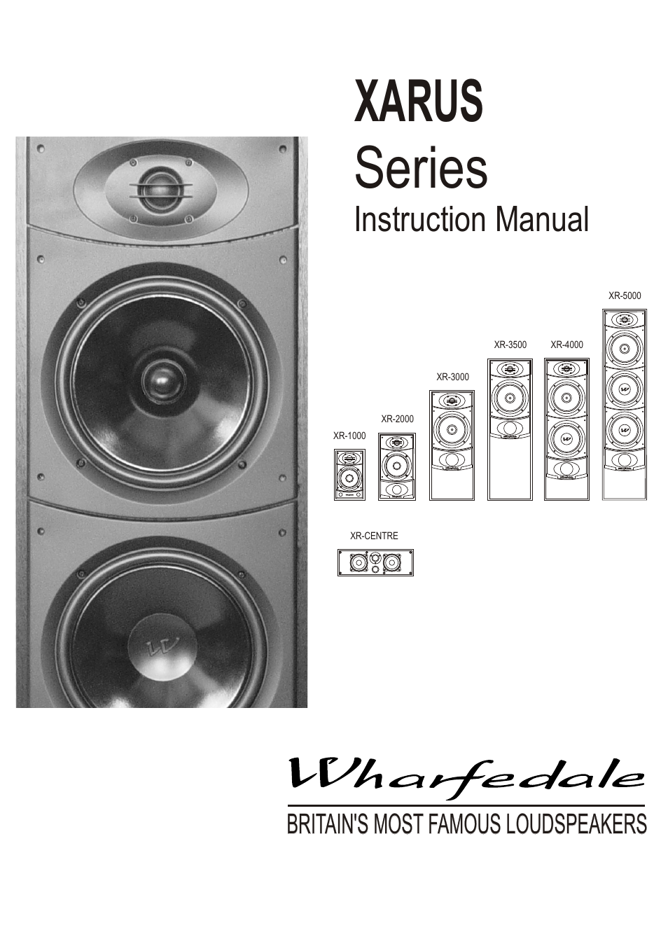 Wharfedale XR3000 User Manual | 5 pages