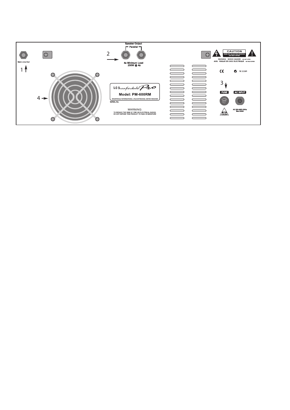 Wharfedale PM600 RM User Manual | Page 8 / 12