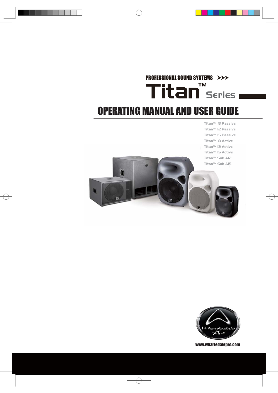 Wharfedale Titan Sub A15 User Manual | 33 pages