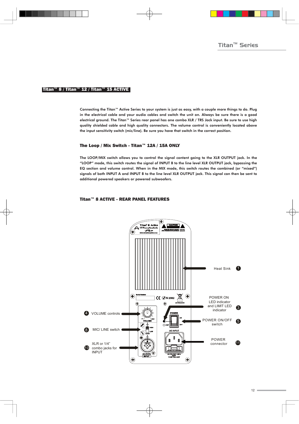 Titan, Series | Wharfedale Titan Sub A15 User Manual | Page 21 / 33