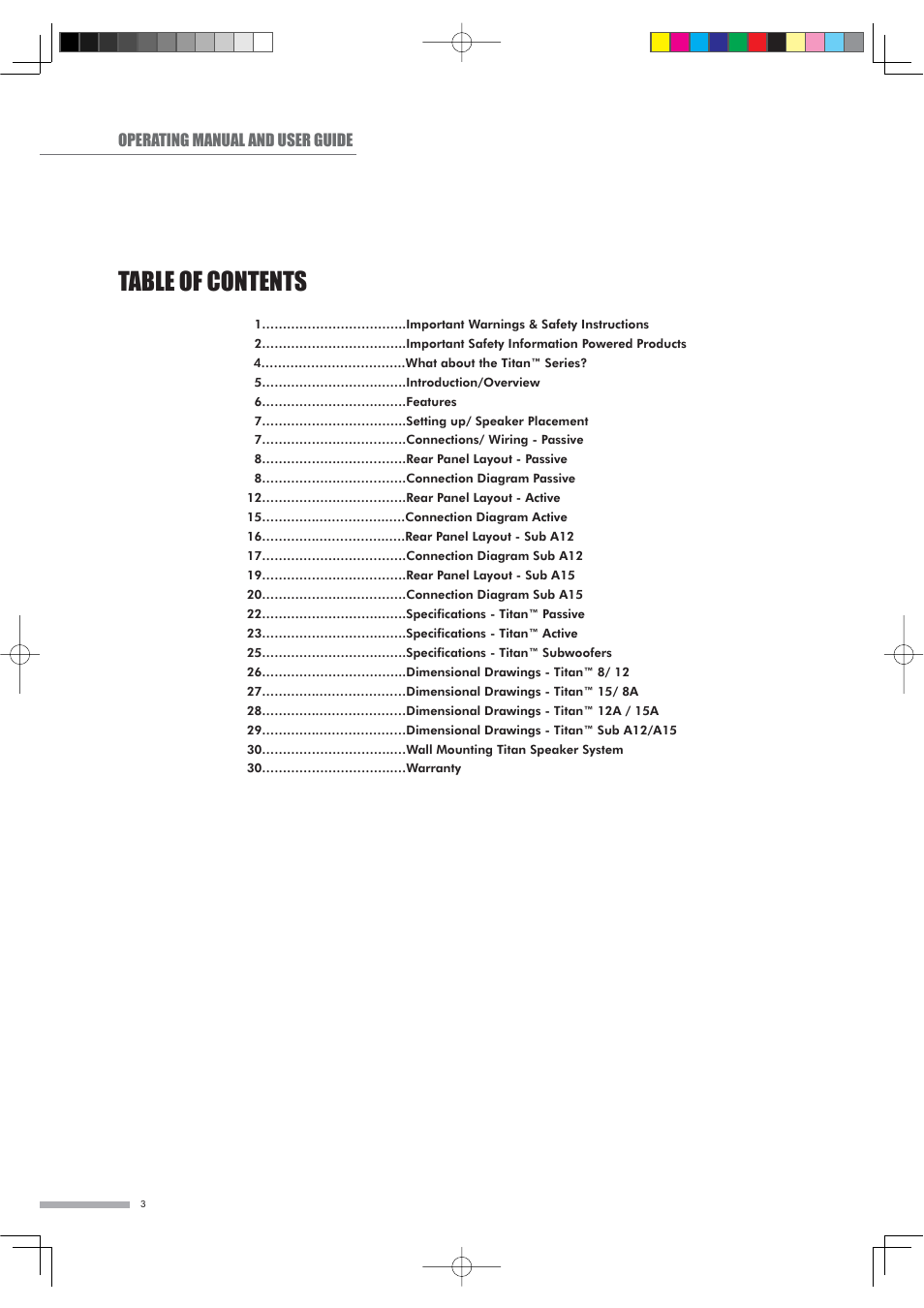 Wharfedale Titan Sub A15 User Manual | Page 4 / 33