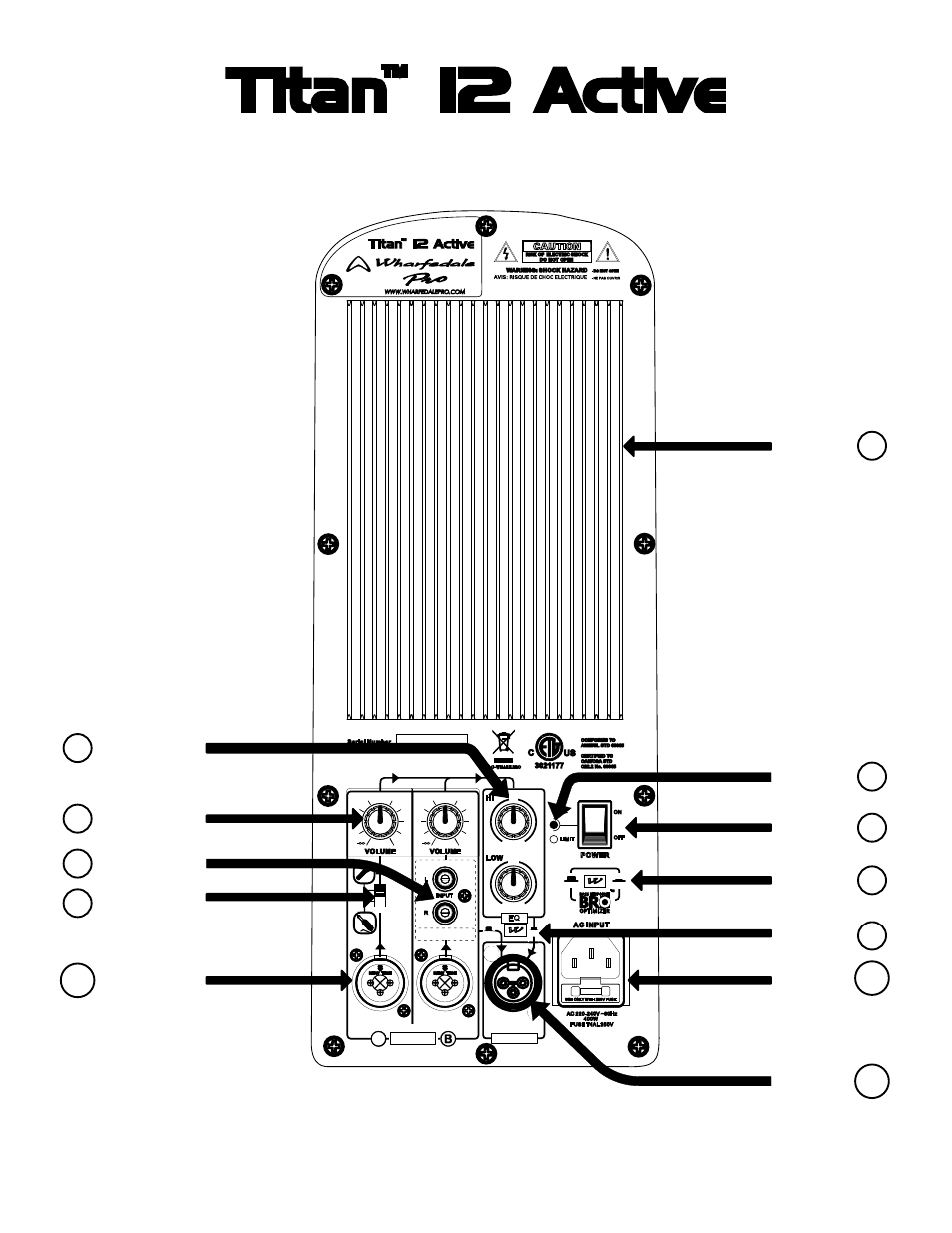 Wharfedale Titan 12 ACTIVE User Manual | Page 10 / 19