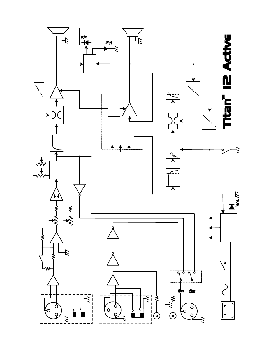 Block diag ram 13 | Wharfedale Titan 12 ACTIVE User Manual | Page 15 / 19