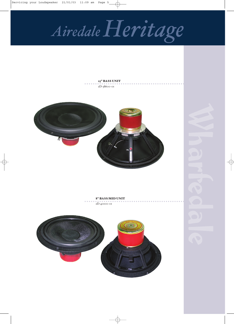 Wharfedale PANTONE 539 User Manual | Page 24 / 27