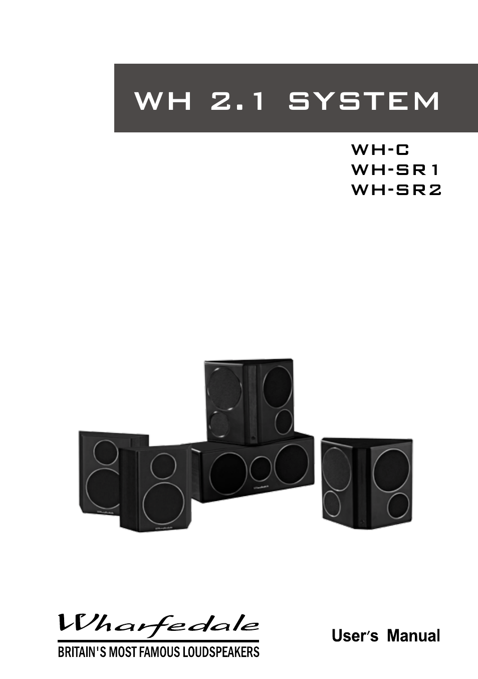 Wharfedale WH-C User Manual | 8 pages