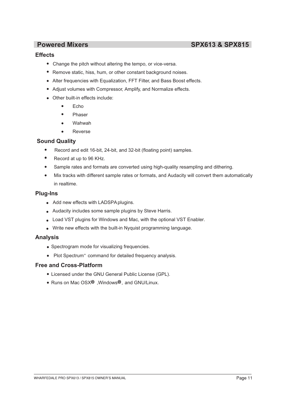 Т³гж 12 | Wharfedale SPX613 User Manual | Page 12 / 18