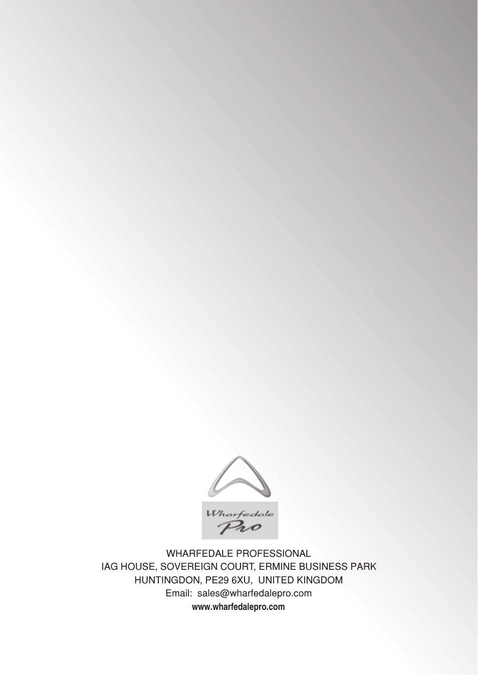 Т³гж 18 | Wharfedale SPX613 User Manual | Page 18 / 18
