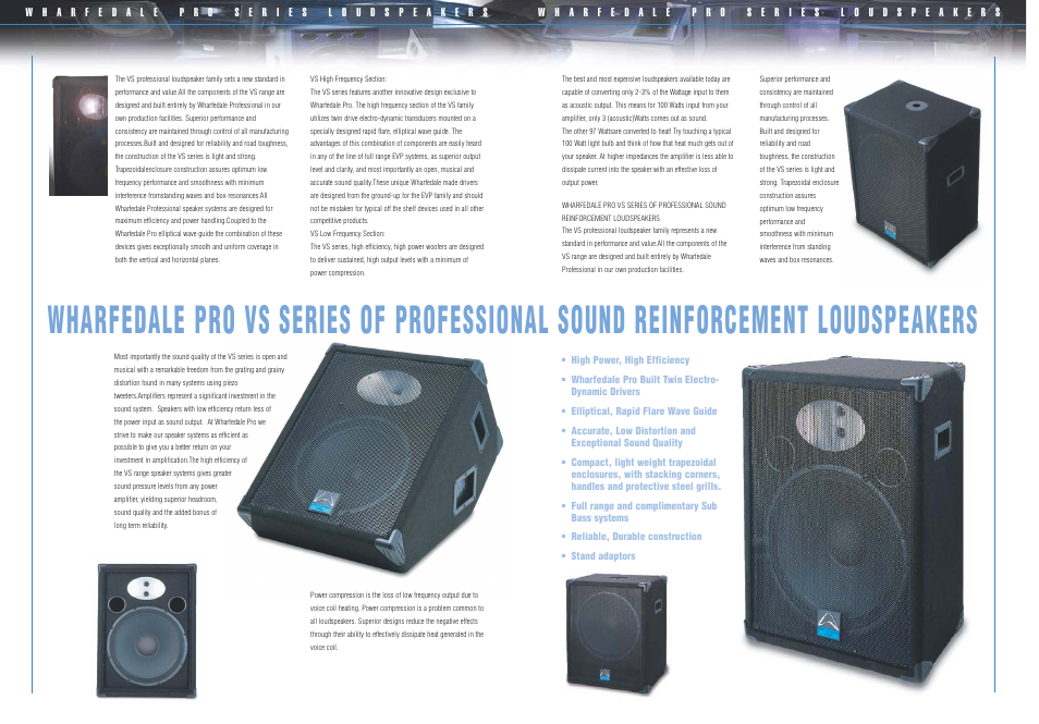 Wharfedale VS series User Manual | Page 2 / 2