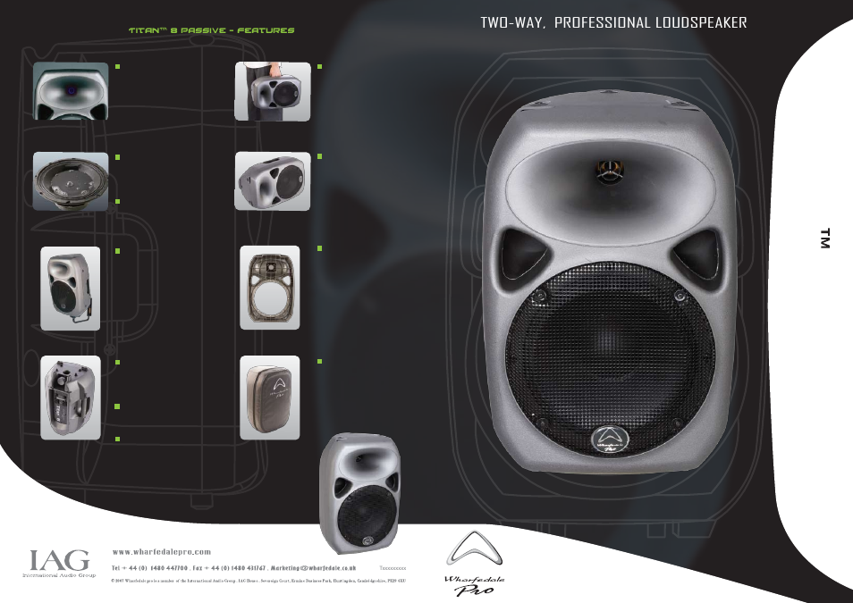 Wharfedale TITAN 8 Passive User Manual | 2 pages