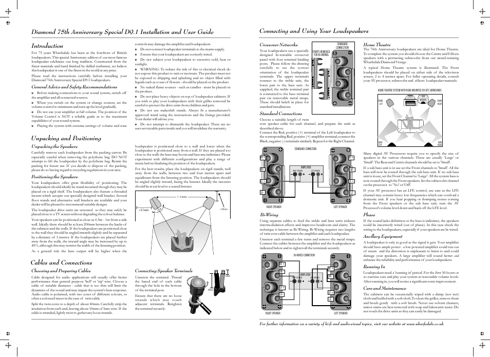 Introduction | Wharfedale D9.1 User Manual | Page 2 / 2