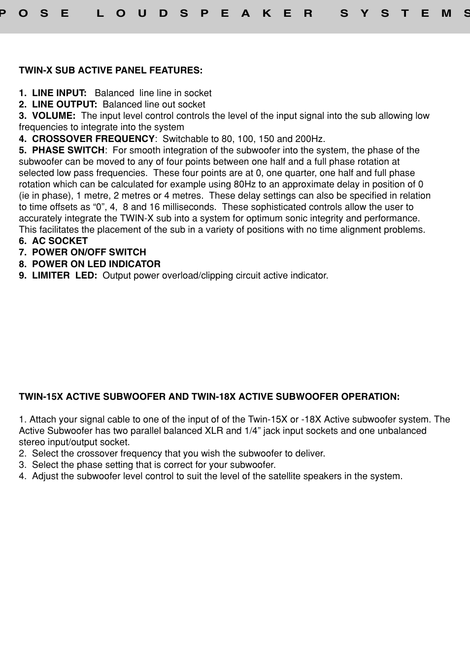 Wharfedale Twin X Series User Manual | Page 5 / 6