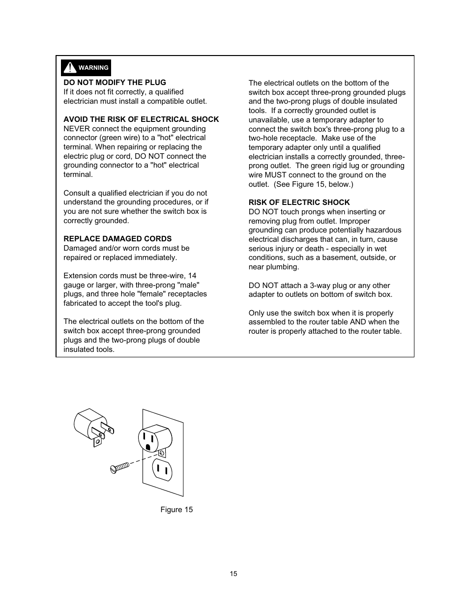 Wolfcraft 6157 User Manual | Page 15 / 52