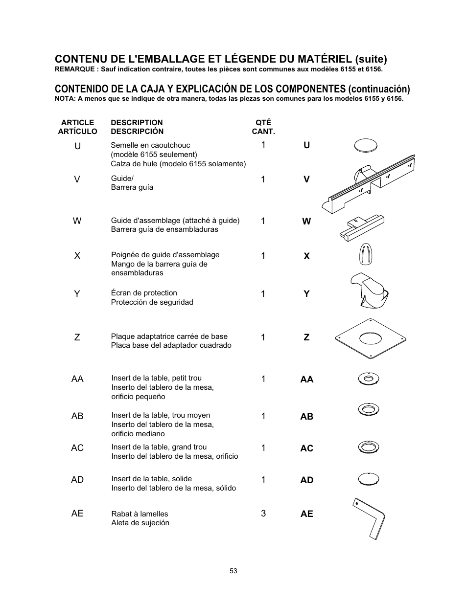 Wolfcraft 6155 User Manual | Page 53 / 92