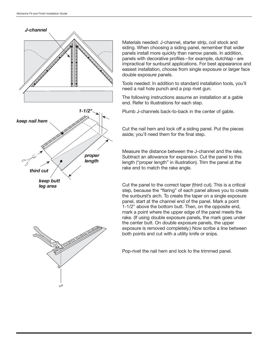 Wolverine Siding and Vinyl Carpentry Soffit and Decorative Trim User Manual | Page 111 / 117